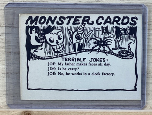 Monster Cards #20 - Rosan Blue Series - 1965-66