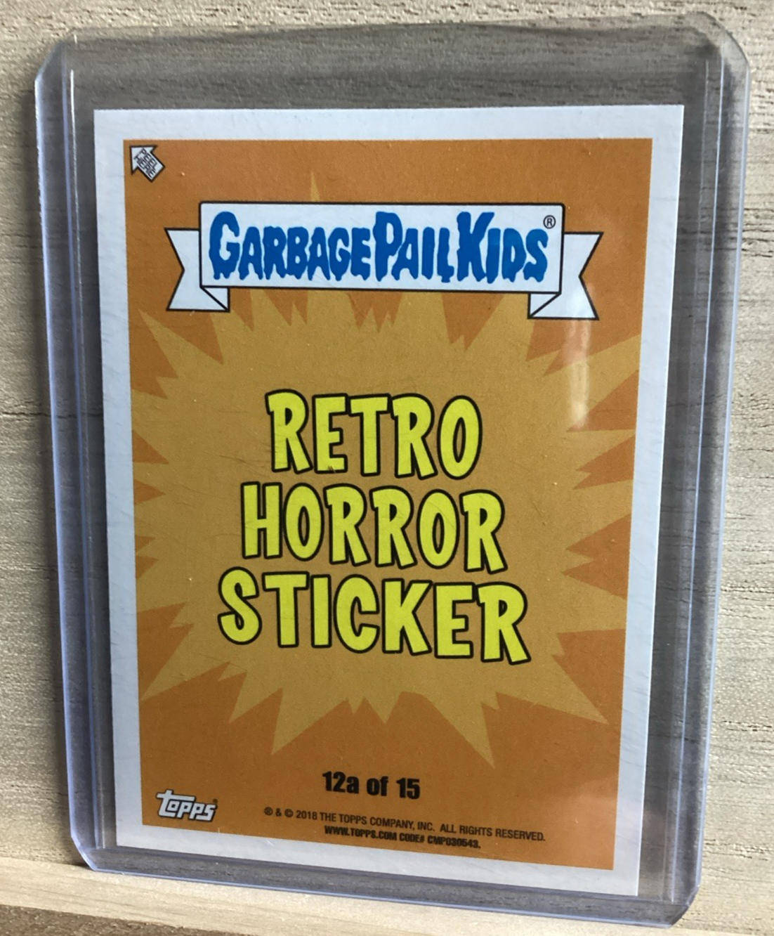2018 Topps Garbage Pail Kids - The Wicker Stan - Green
