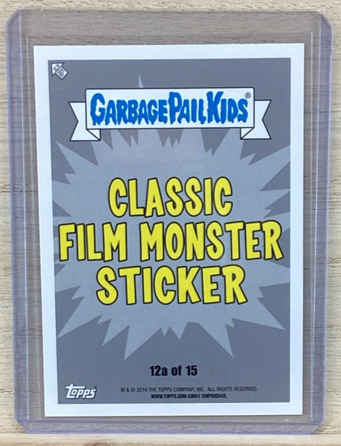 2018 Topps Garbage Pail Kids - Monster Mash Nash