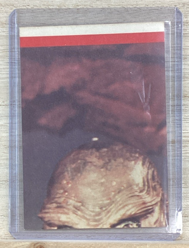 1980 Universal Studios Monster Hall of Fame Sticker Card #9 Blood of the Vampire