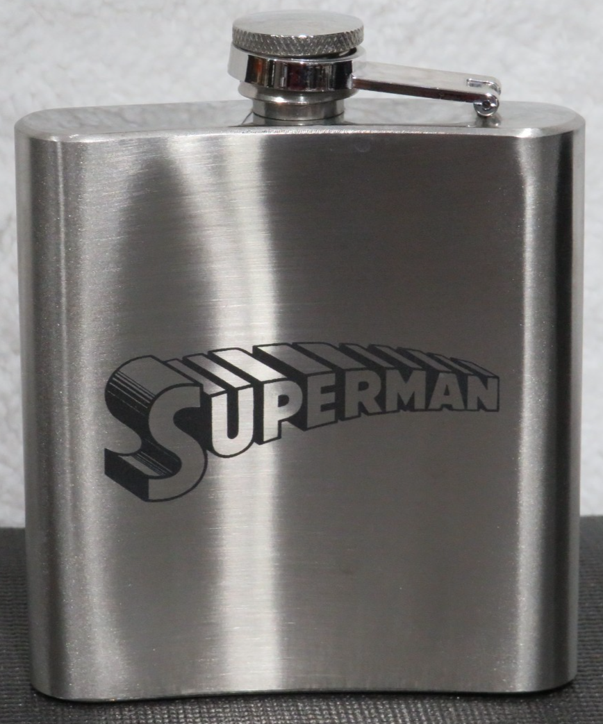 Laser Engraved Stainless Steel Flask - SM3