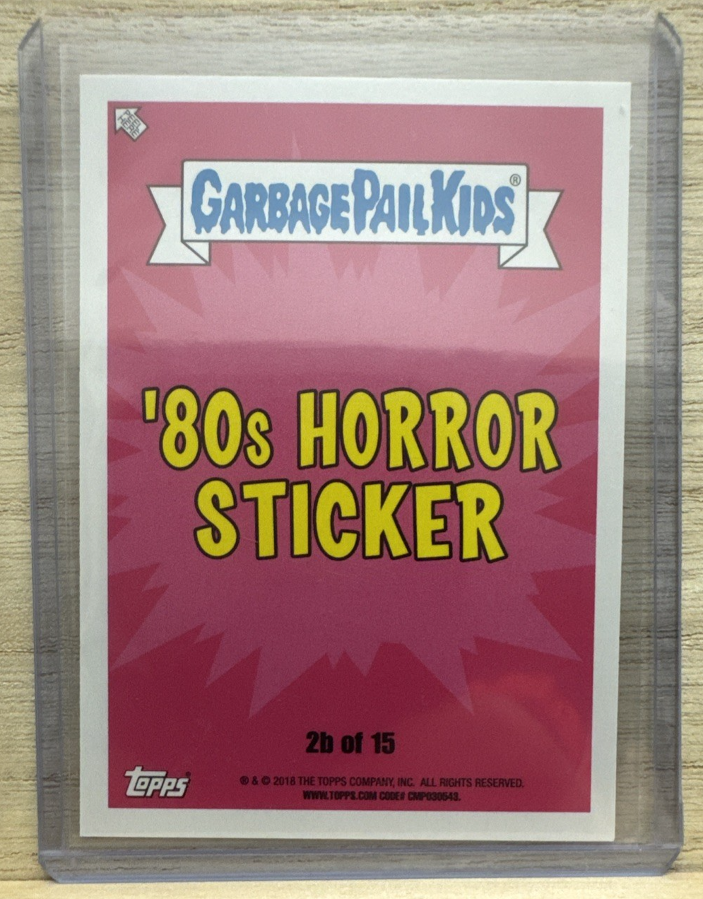 2018 Topps Garbage Pail Kids - Potted Grant - Green