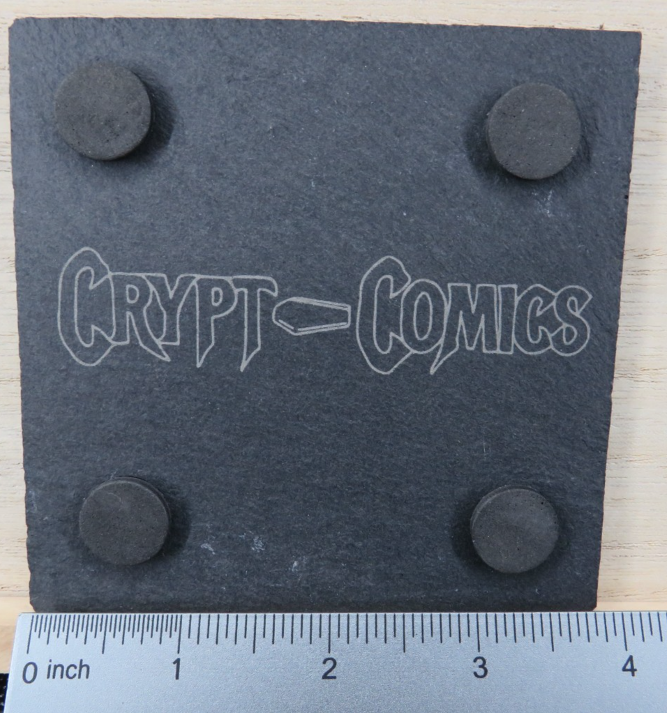 Laser Engraved Slate Coaster - MM