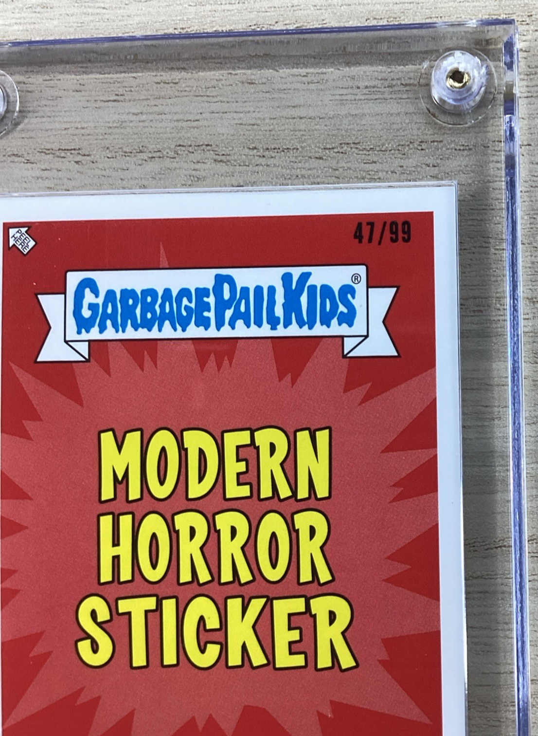 2018 Topps Garbage Pail Kids - Pig Head Ed - Blue 47/99