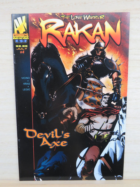Rakan: The Lone Warrior #4 July Devil's Axe - AK Comics