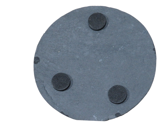 Laser Engraved Round Slate Coaster - DM