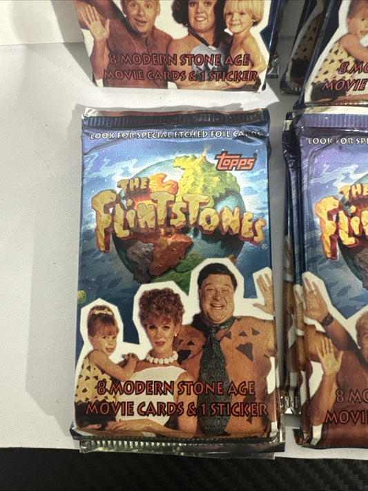 The Flintstones Modern Stone Age Movie cards - 12 Unopened Packs 1993 Topps
