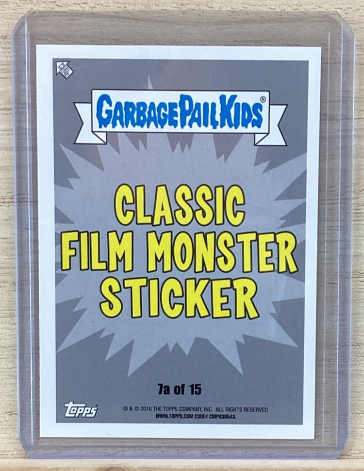 2018 Topps Garbage Pail Kids - Invisi Bill - Yellow