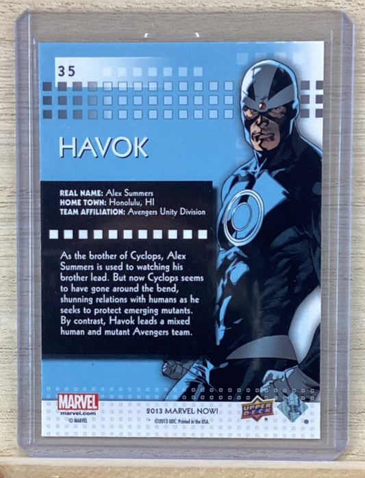 2013 Upper Deck Marvel Now SILVER - #35 Havok