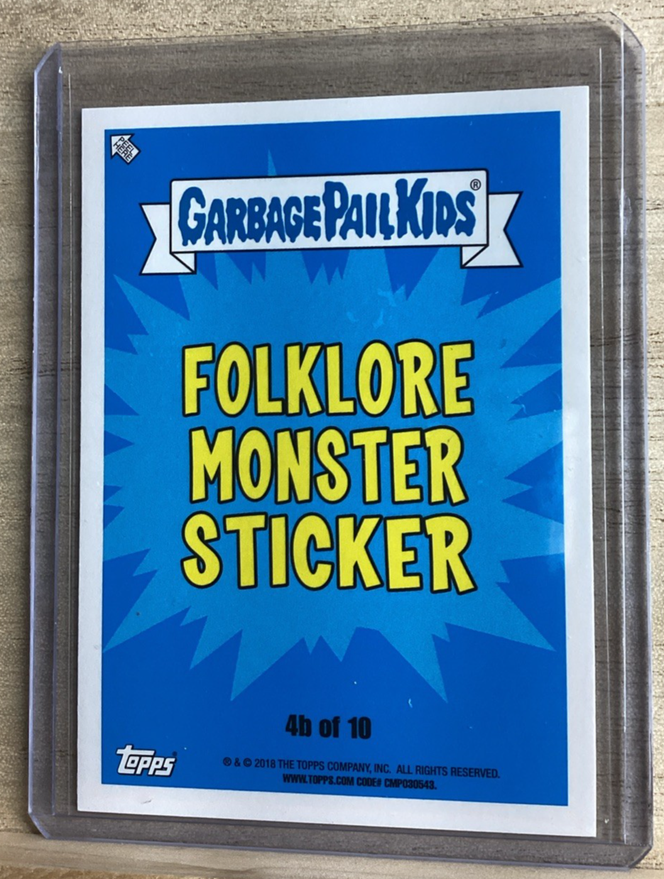 2018 Garbage Pail Kids - Gianna Squid - Yellow