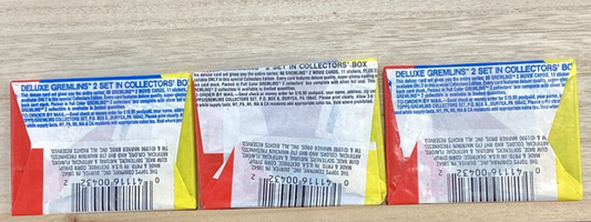 1990 Topps GREMLINS 2 Movie Trading Cards SEALED Wax Packs (Lot Of 3)