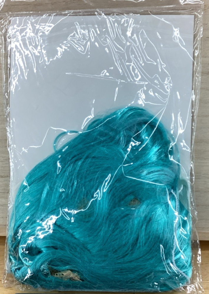 Mint Blue Pastel Goth Long Hair Wig - Halloween Accessories - Adult Size