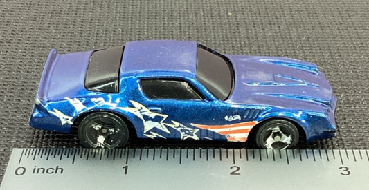 Hot Wheels Chevrolet Camaro Z28 Blue Stars & Stripes Diecast Car