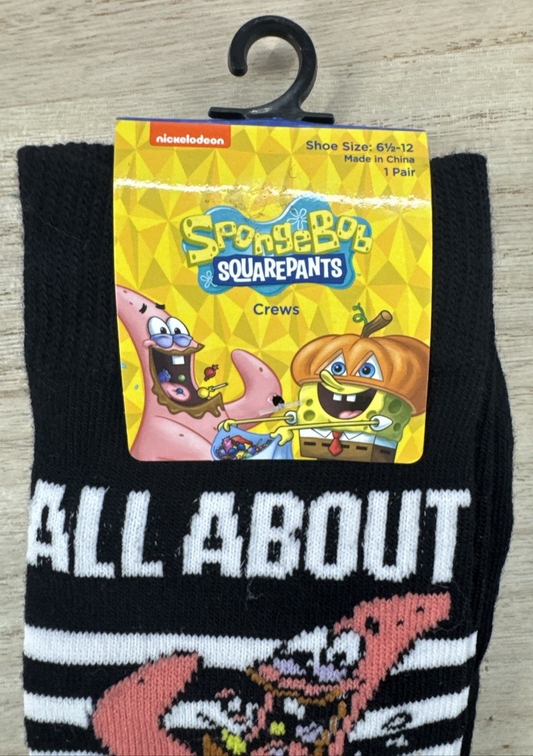 Nickelodeon SpongeBob SquarePants Socks - Shoe Size 6.5-12