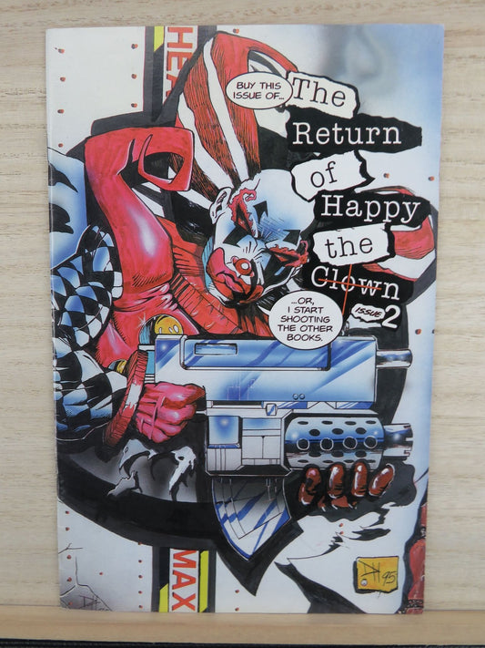 The Return of Happy the Clown #2 1995 - Caliber Comic