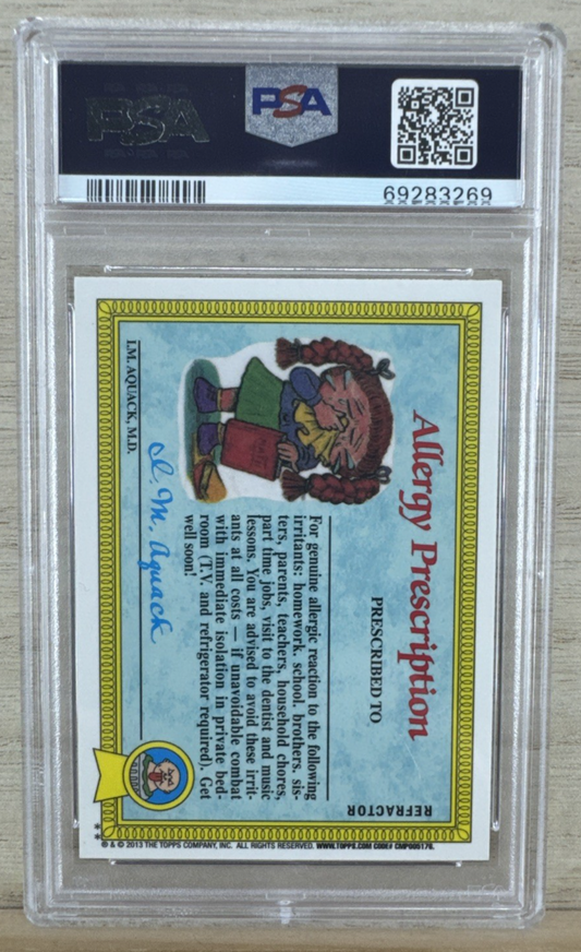 2013 Topps Chrome Garbage Pail Kids - HEAVIN' STEVEN 3b - Xfractor - PSA 9