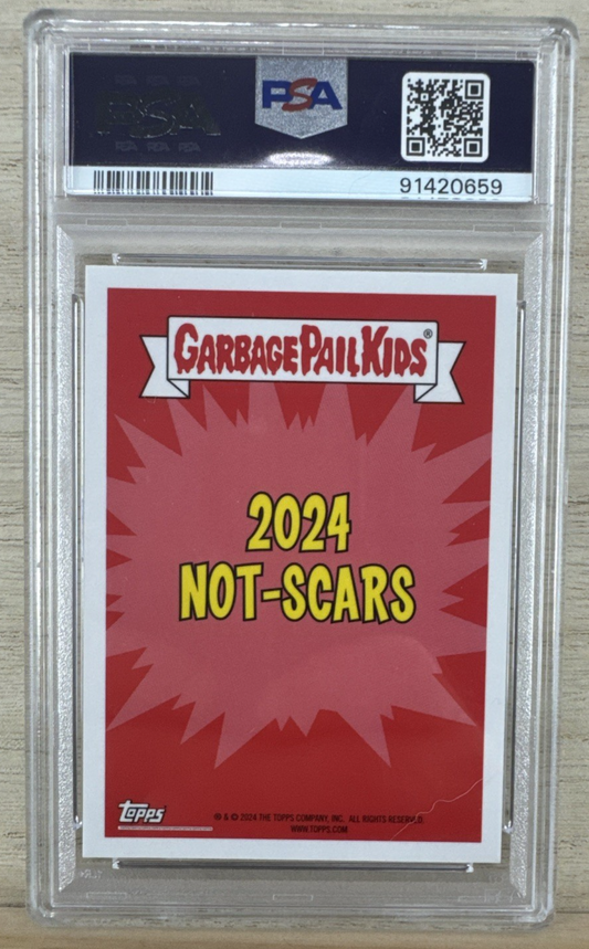 2024 Garbage Pail Kids Not Scars - Booger Bradley #3b - PSA 8