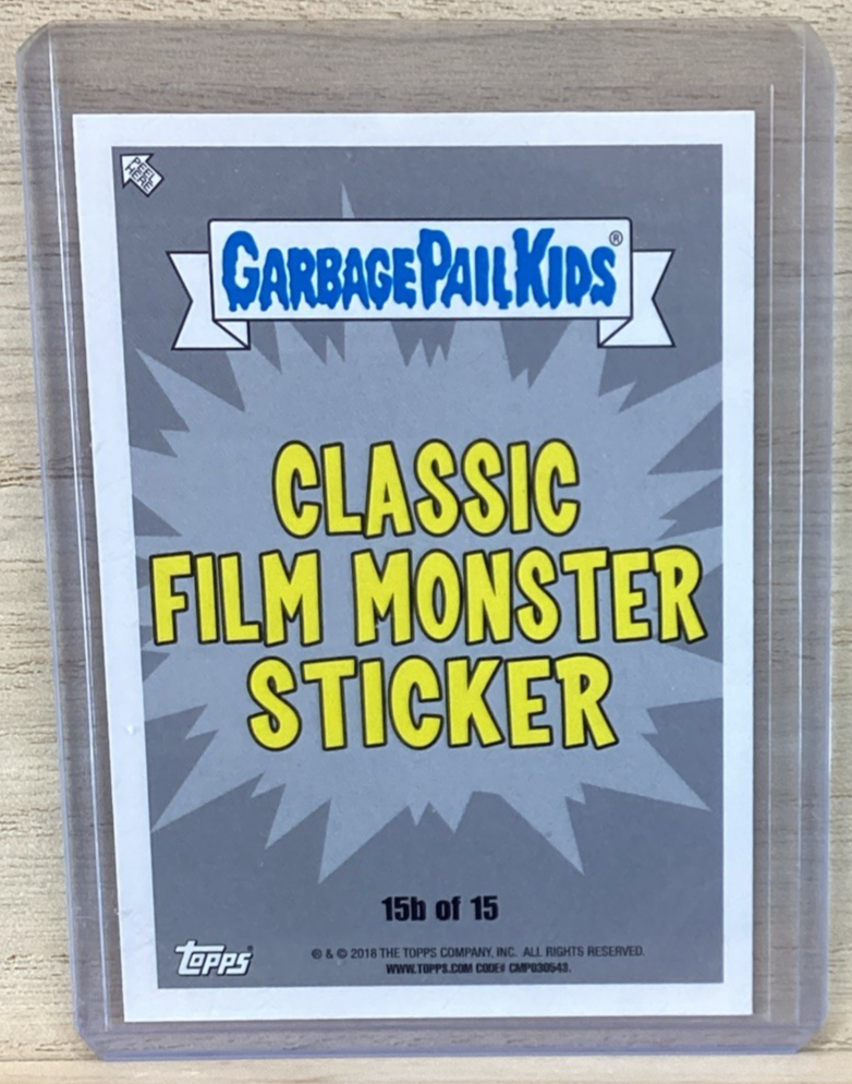 2018 Topps Garbage Pail Kids - Melting Mona - Yellow