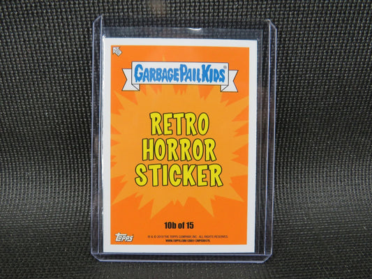 2019 Topps Retro Horror Sticker - Omar Omen #10b - Green1