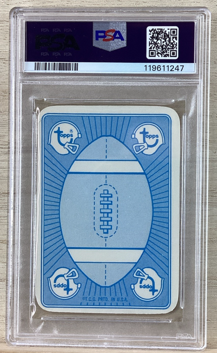 1971 Topps Game Cards - JOE NAMATH #3 - PSA 61