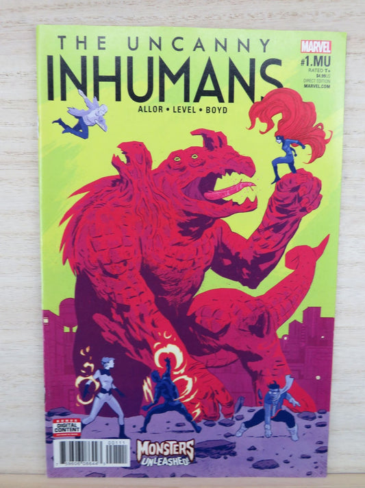 The Uncanny Inhumans #1.MU - Marvel Comic - 2017