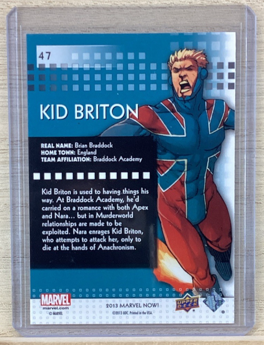 2013 Upper Deck Marvel Now SILVER - #47 Kid Briton