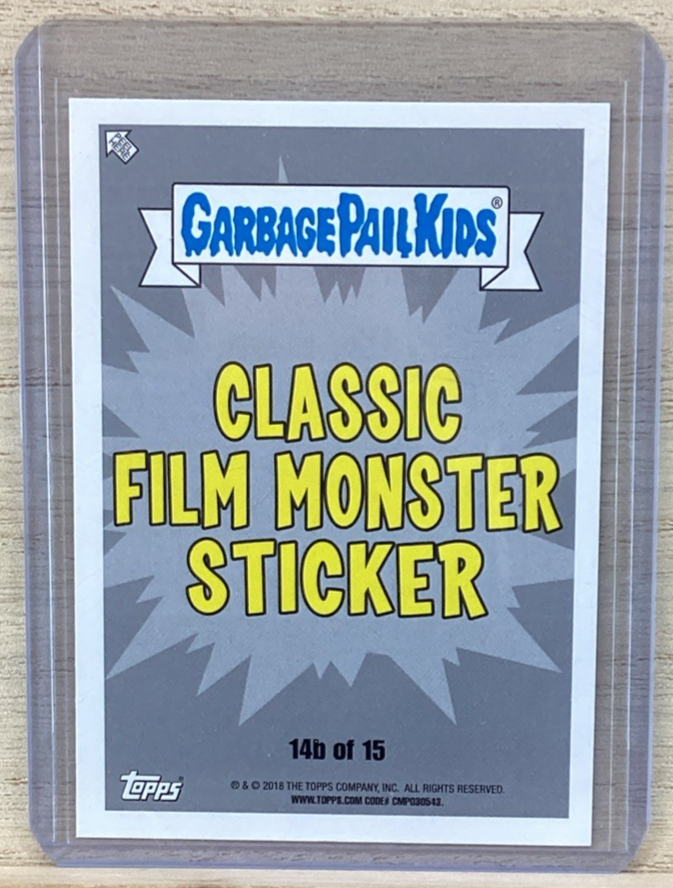 2018 Topps Garbage Pail Kids - Vaporized Vincent - Yellow