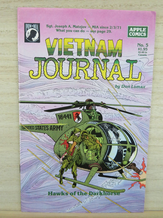 Vietnam Journal #5 Hawks of the Darkhorse - Apple Comics - 1988