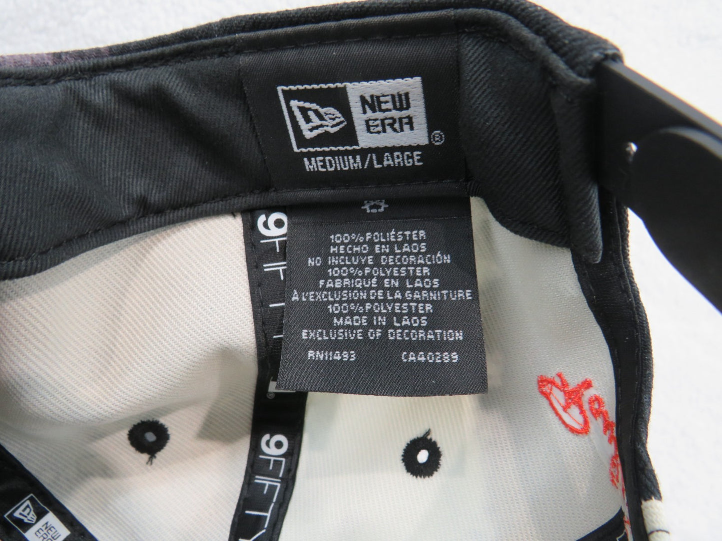 Cincinnati Bengals New Era black Ink Dye 9FIFTY Snapback Hat Flatbill