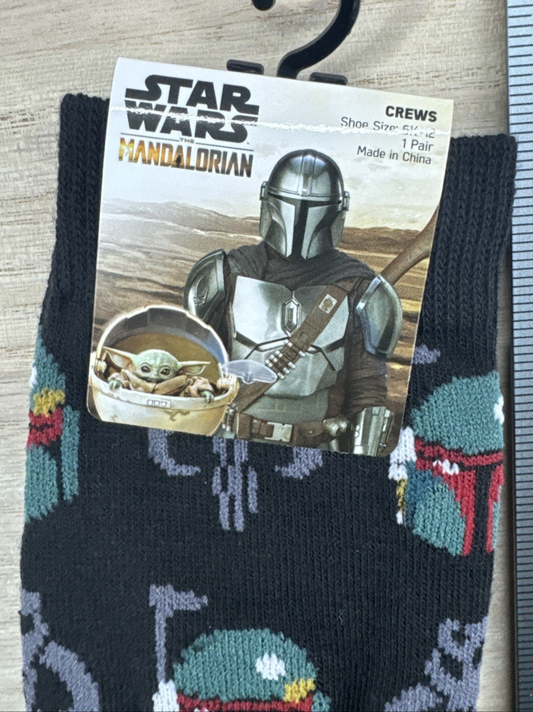 Star Wars The Mandalorian Socks - Shoe Size 6.5-12