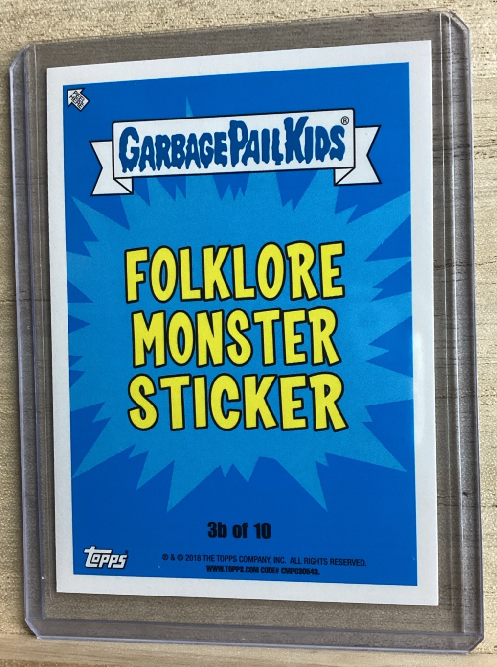 2018 Garbage Pail Kids - Jersey Devin