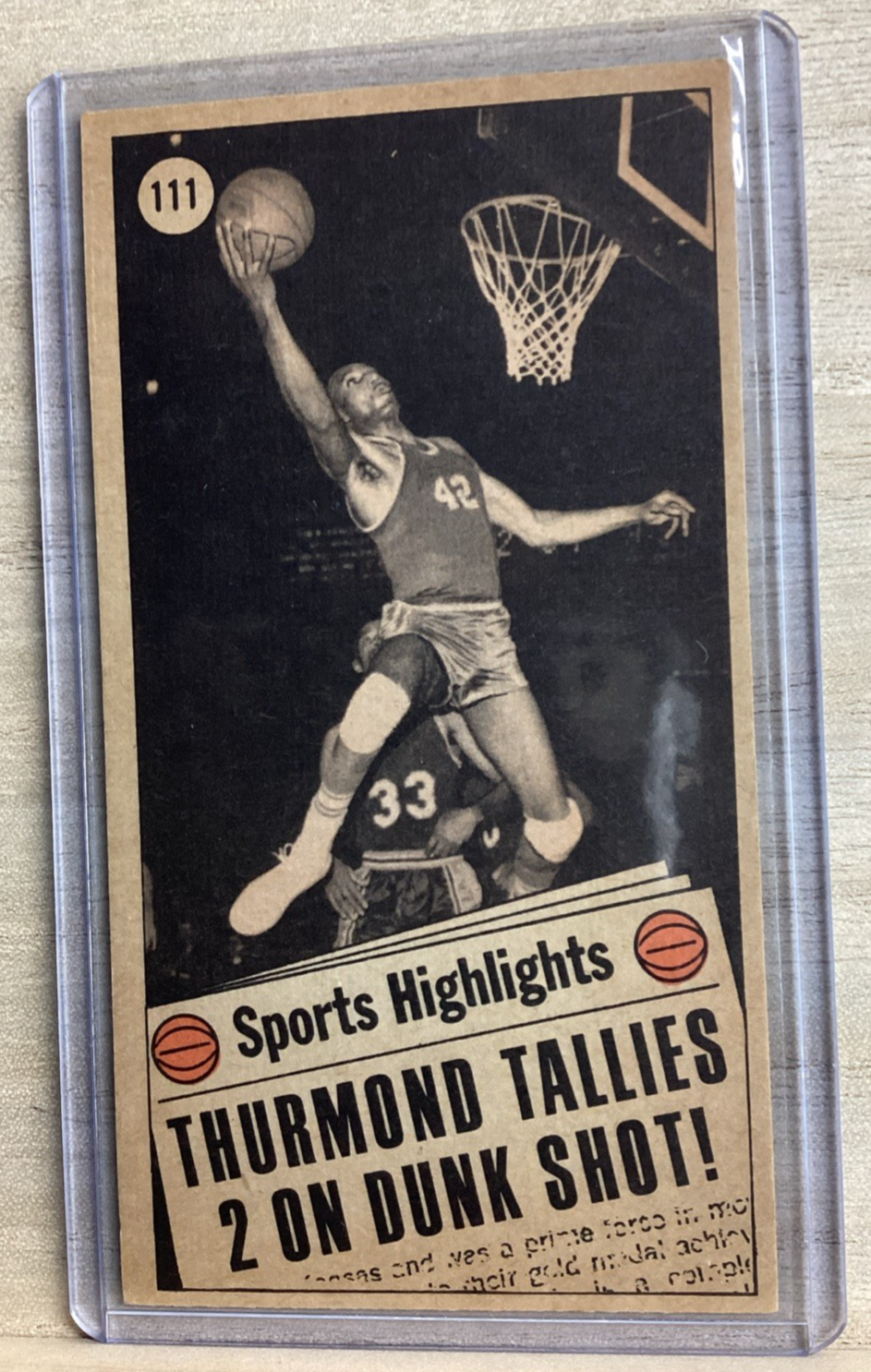 1970 Topps NBA West All Star Nate Thurmond Card #1111