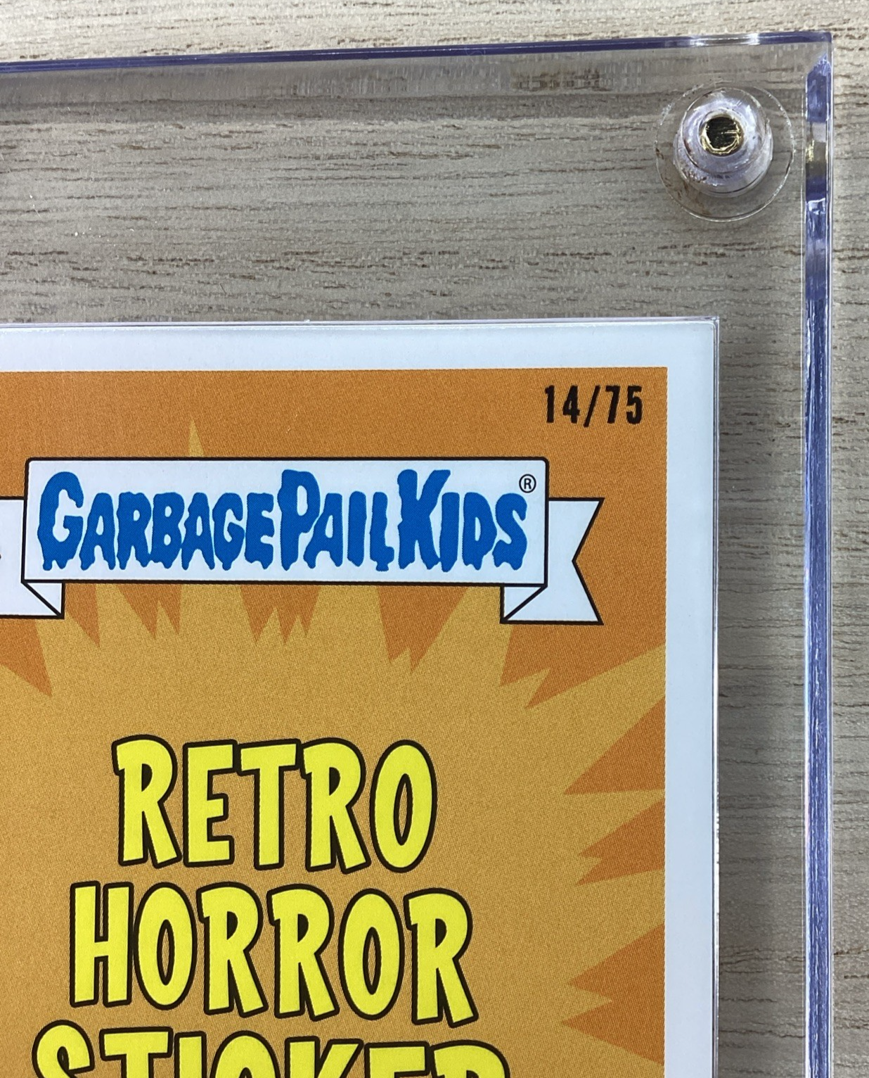 2018 Topps Garbage Pail Kids - Veggie Reggie - Red 14/75