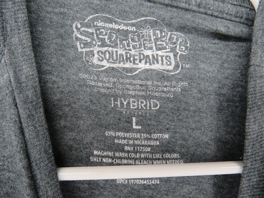 SpongeBob T-Shirt Men's Large - Monday VS Friday Graphic Tee
