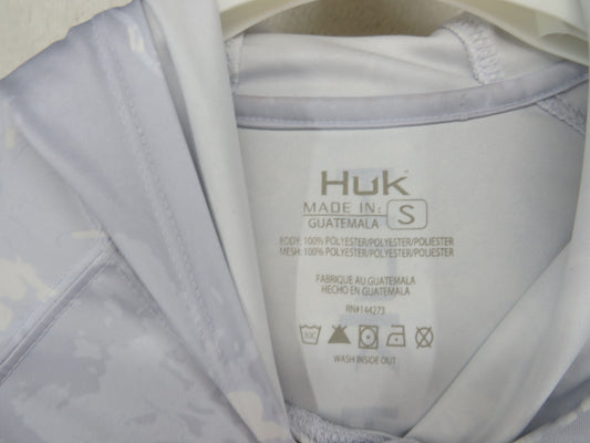 Hulk Performance Fishing Gray/white Shirt - Size Small