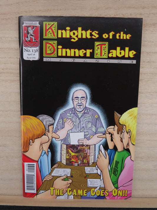 Kenzer Knights of the Dinner Table Magazine #138 April 2008 - Kenzer and Company