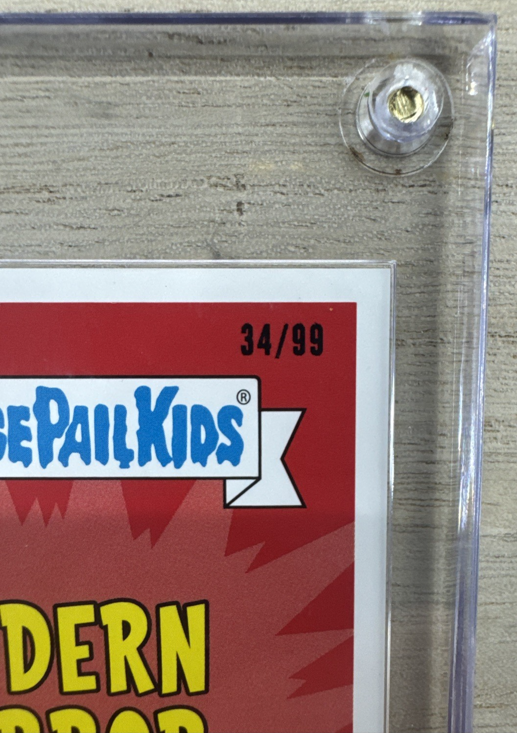 2018 Topps Garbage Pail Kids - Uma Centipede - Blue 34/99