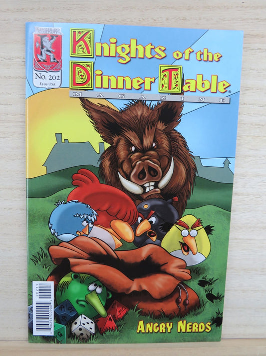 Knights of the Dinner Table Magazine #202 Angry Nerds - Kenzer and Company