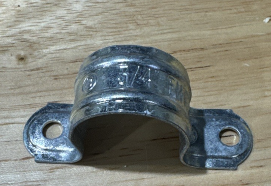 3/4" EMT Two Hole Straps - Lot Of 20 Straps