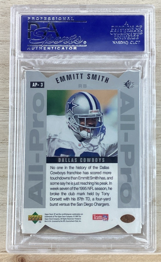 1995 SP All-Pro - EMMITT SMITH #AP-3 - PSA 81