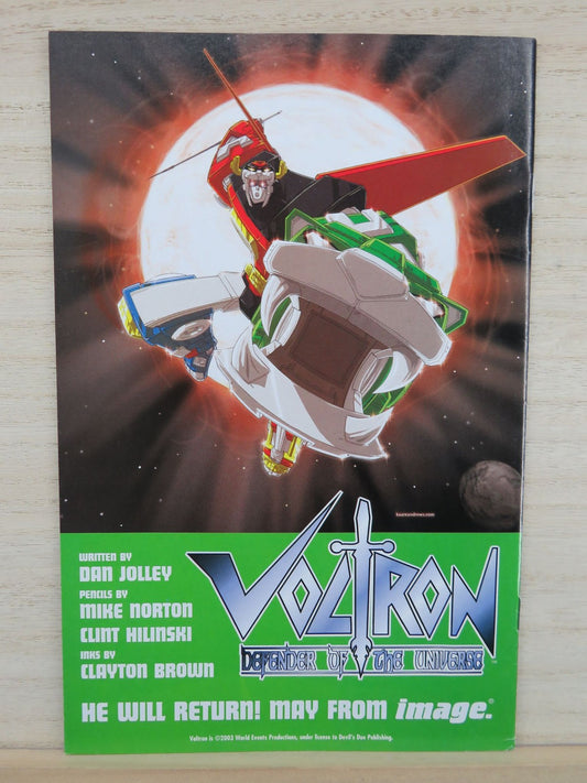 Voltron Defender Of The Universe #0 May 2003 - Image Comic