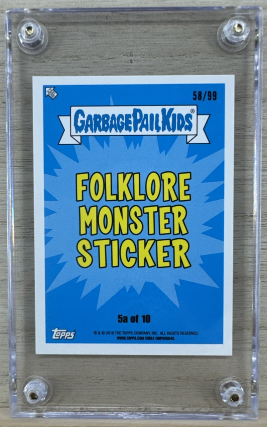 2018 Topps Garbage Pail Kids - LOCH NESSIE - Blue 58/99