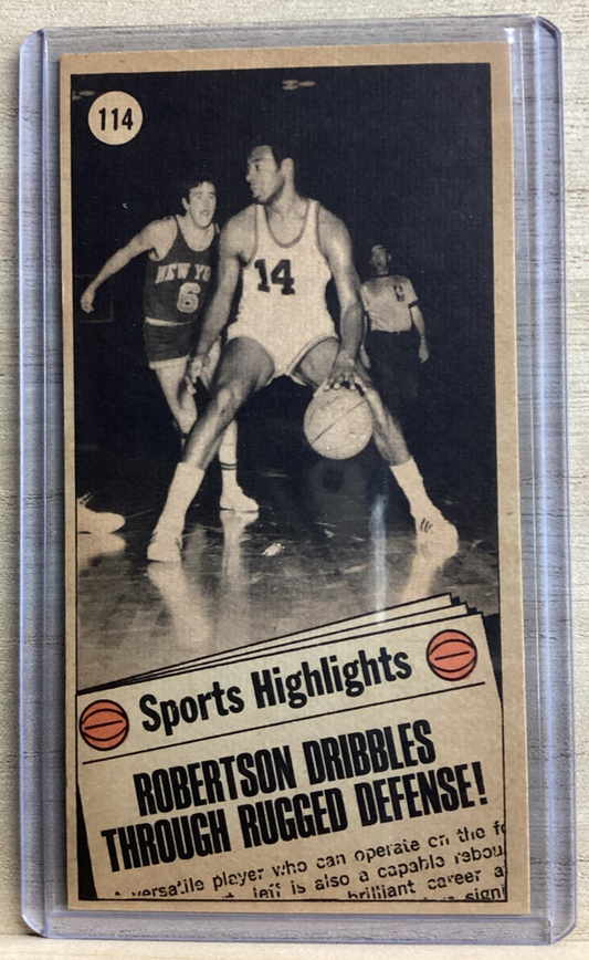 1970 Topps NBA East All Star Oscar Robertson Card #114