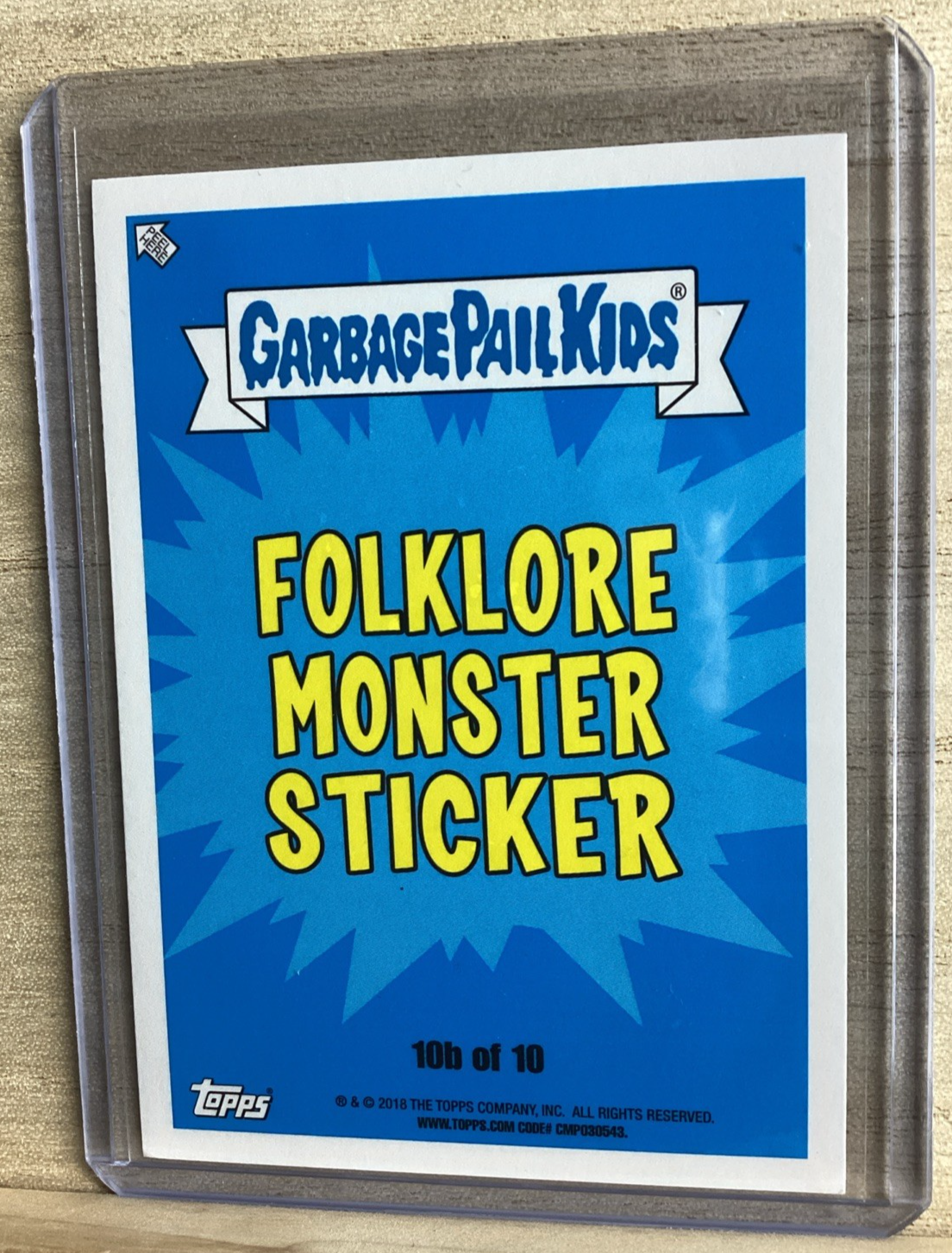 2018 Topps Garbage Pail Kids - Prince Prints - Purple