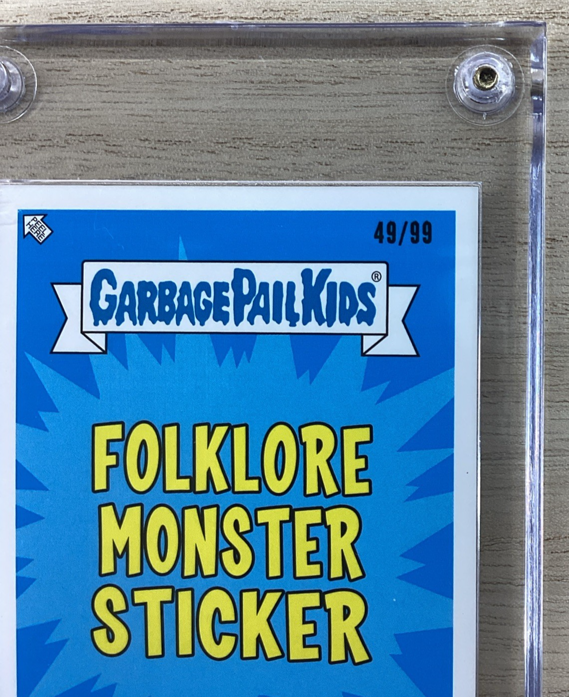 2018 Garbage Pail Kids - Moth Manuel - Blue 49/99