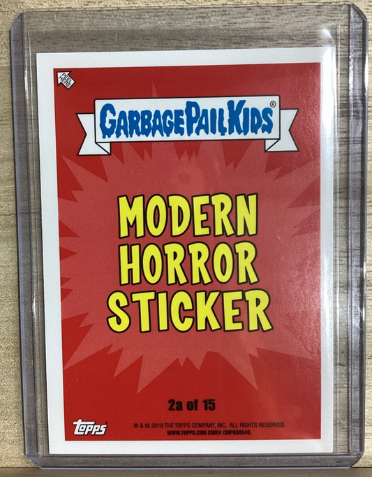 2018 Topps Garbage Pail Kids - Heavy Handed Harvey - Purple