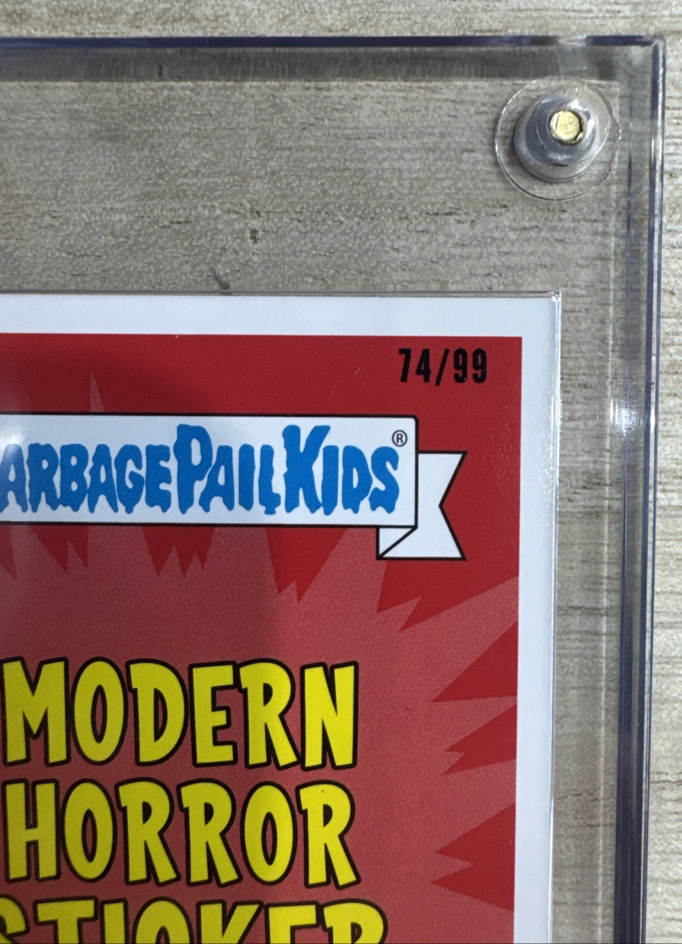 2018 Topps Garbage Pail Kids - Heavy Handed Harvey - Blue 74/99