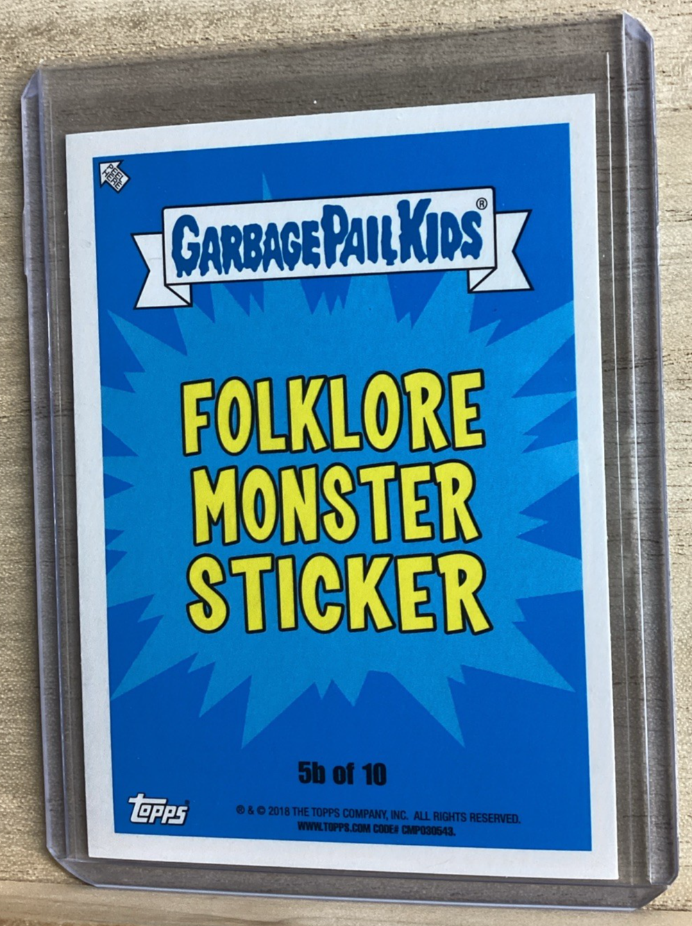 2018 Garbage Pail Kids - Scott Land - Green