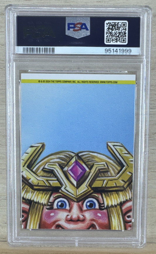 2024 Garbage Pail Kids Game Over Level 5 - TRI-TRINA #21b - PSA 6