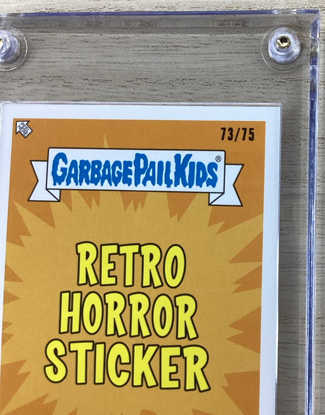 2018 Topps Garbage Pail Kids - Dean of the Dead - Red 73/75